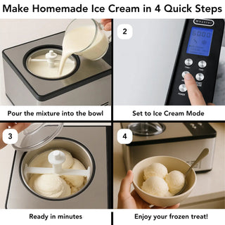 Whynter ICM-200LS 2.1 Quart Compact Automatic Compressor Ice Cream Maker