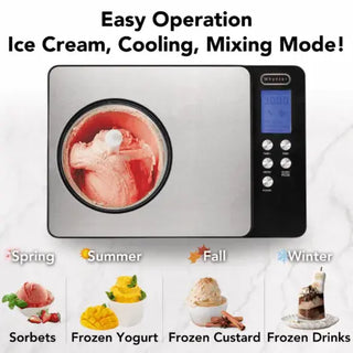 Whynter ICM-200LS 2.1 Quart Compact Automatic Compressor Ice Cream Maker