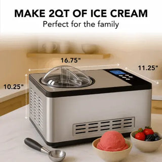 Whynter ICM-200LS 2.1 Quart Compact Automatic Compressor Ice Cream Maker