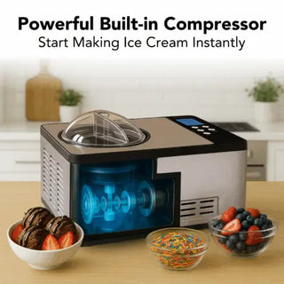 Whynter ICM-200LS 2.1 Quart Compact Automatic Compressor Ice Cream Maker