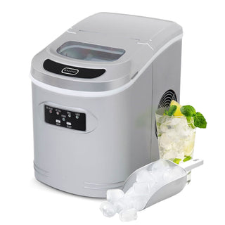 Whynter IMC-270XX Compact Portable Ice Maker 27 lb capacity – Metallic Red/Black/Silver