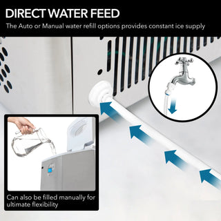 Whynter IMC-491DC Portable Ice Maker with 49lb Capacity