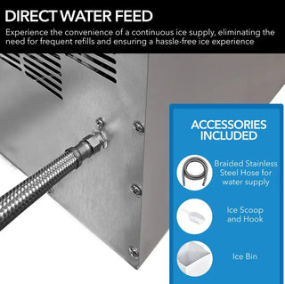 Whynter MIM-14231SS 14'' Undercounter AutomaticMarine Ice Maker