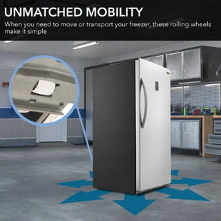 Whynter UDF-139SS/UDF-139SSa 13.8 cu.ft. Digital Upright Convertible Deep Freezer/Refrigerato