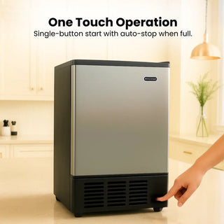 Whynter UIM-155 15" Built-In Ice Maker in Stainless Steel