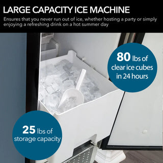 Whynter UIM-502SS 15″ Built-In Ice Maker