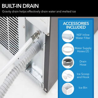 Whynter UIM-502SS 15″ Built-In Ice Maker