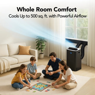 Whynter ARC-1280MX Smart Portable Air Conditioner, 13,000 BTU (10,000 BTU SACC),1-15V 60Hz