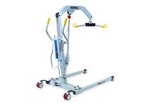 Wy'East Medical Aerial 51870 mobile full body patient lift with boom, sling bar and expandable base