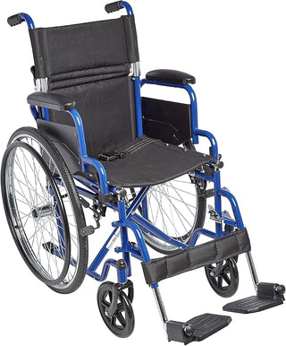 Ziggo ZG1600 Lightweight Folding Pediatric Wheelchair 16" Blue
