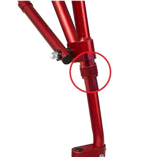Circle Specialty KLIP Lightweight Gait Trainer with Seat brake mechanism closeup