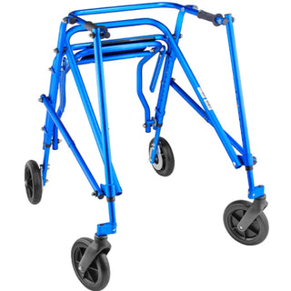 Circle Specialty KLIP Gait Trainer with Seat padded handlebar grips close-up view