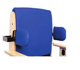 Circle Specialty Pango School Chair rear view with backrest detail on white background