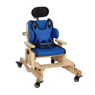 Circle Specialty Pango School Chair close-up of seat and base mechanism on white background