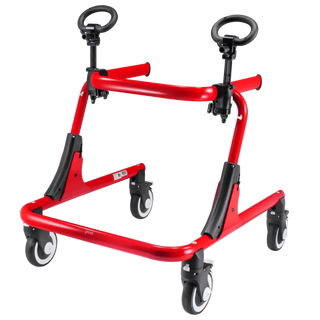 Circle Specialty Pivot Gait Trainer detail view of support straps on white background