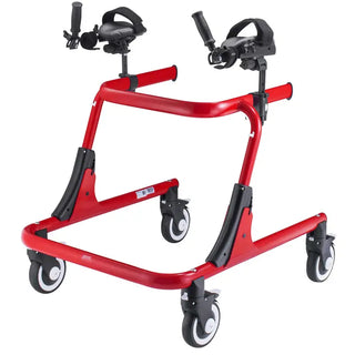 Circle Specialty Pivot Gait Trainer in use with child patient in clinical setting
