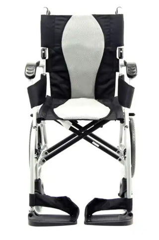 Karman Ergo Flight Transport 18″ Wheelchair – Swing-Away Footrest & Companion Brakes-1