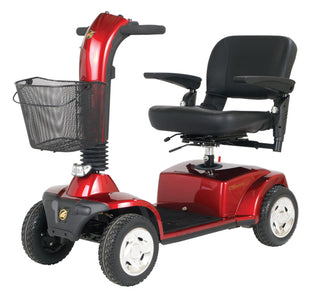 Golden Tech GC440 Companion (4-wheel) Full Size Scooter Crimson Red