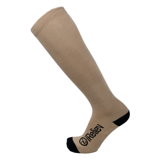 iReliev CO-5585-L-WH Bamboo Anti-Fatigue Compression Socks