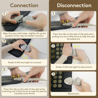 iReliev H11S2 Far Infrared Natural Jade and Tourmaline Heating Pad, 23.5" x 16"