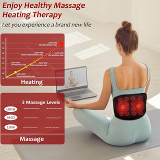iReliev H23Y1 Wearable Far Infrared Heating Pad for Back Pain Relief