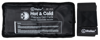 iReliev HC-1114 Premium Reusable Hot and Cold Therapy Gel Pack with Securement Straps