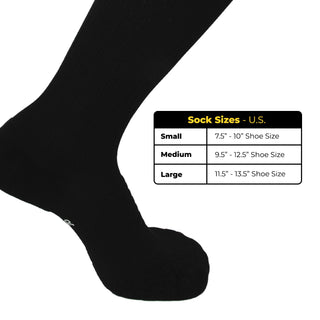 iReliev IR-AMP-7510-A-BK AMP Ankle Compression Socks