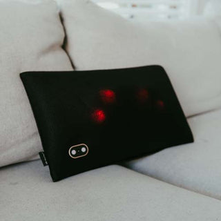 iReliev MA-9050-GR Relaxable™ 100% Genuine Cowhide Tanned Leather Pillow Massager