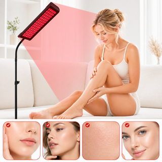 iReliev RL-75L red light therapy panel 75 LEDs skin and beauty benefits
