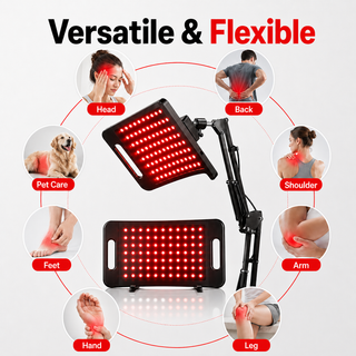 iReliev RL-D110 versatile red light therapy panel multiple use scenarios