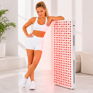 iReliev RL-W400-T 1500W full body red light panel lifestyle use
