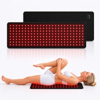 iReliev RL-D015-2 FullGlow red light and near infrared therapy pad shown flat