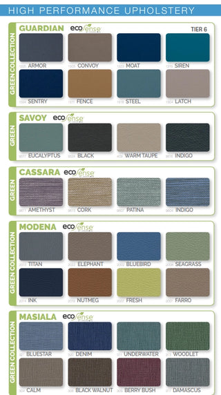 Lumex FR597G409 Ortho-Biotic™ II Recliner with Wood Cap Arm, 350 lb Capacity