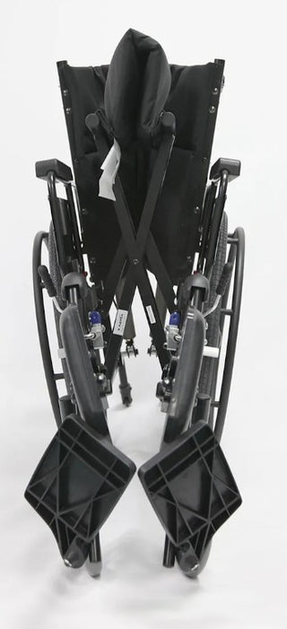 Karman KM5000 20" Seat Lightweight Reclining Wheelchair - Removable Desk Armrest-2