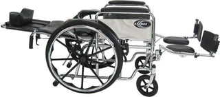 Karman KN-880 Reclining Wheelchair – 20" Seat, Removable Armrests, Elevating Legrests-1