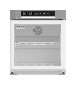 Migali Scientific MP-U2RG-HC 21" Undercounter Medical Refrigerator w/ Glass Door, 2.0 Cu. Ft., (+2˚C / +8˚C)