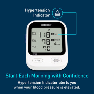 Omron BP7255 5 Series Upper Arm Blood Pressure Monitor and Arm Cuff for Home Use Wide Range Cuff 23 - 43 cm Desk Model