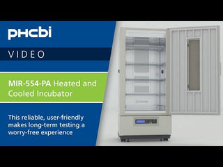 PHCbi MIR-554-PA heated and cooled laboratory incubator with viewing window, light-tight door, LCD controller, and 406L chamber