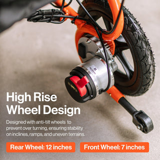 SuperHandy GUT166-FBA GoRide 2 Electric Wheelchair - 48V 2Ah Battery, 300Lbs Max Weight