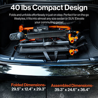 SuperHandy GUT166-FBA GoRide 2 Electric Wheelchair - 48V 2Ah Battery, 300Lbs Max Weight