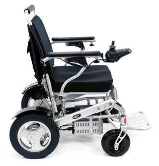 Karman Tranzit Foldable Lightweight Power Wheelchair in Silver-1